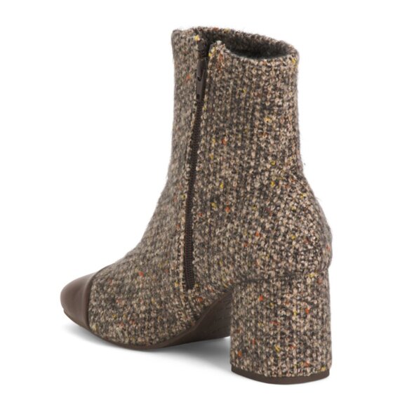 BC FOOTWEAR Natural/black Told Ya So Heeled Booties - Picture 2 of 2